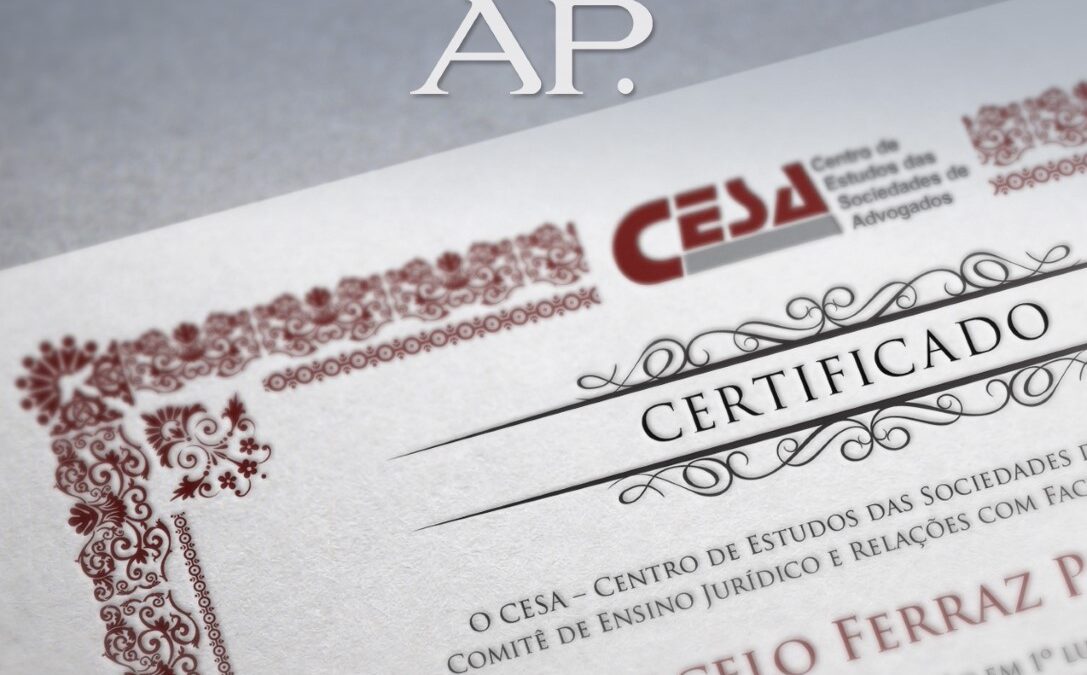Concurso de Monografia do CESA - Certificado