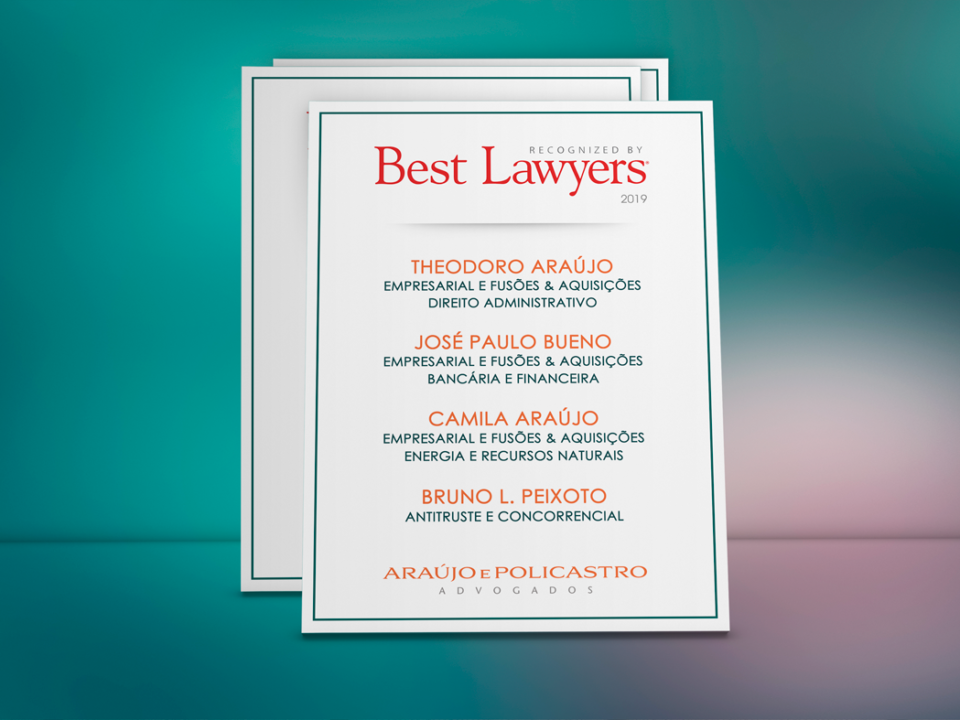 Best Lawyers 2019 - Reconhecimento Araújo e Policastro Advogados
