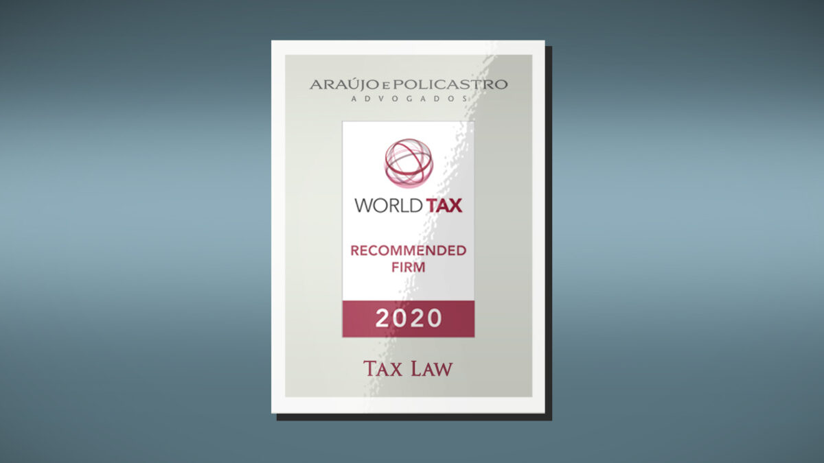 World Tax 2020 - Araújo e Policastro Advogados