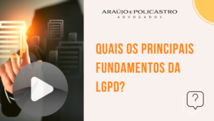 Quais os principais fundamentos da LGPD?
